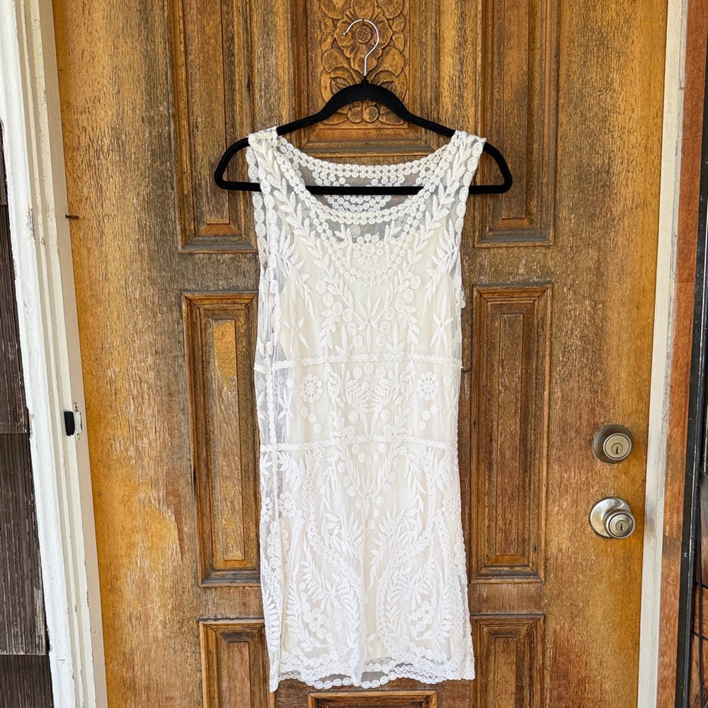 Express Lace Whimsy Sleeveless Dress Size Small Fairy